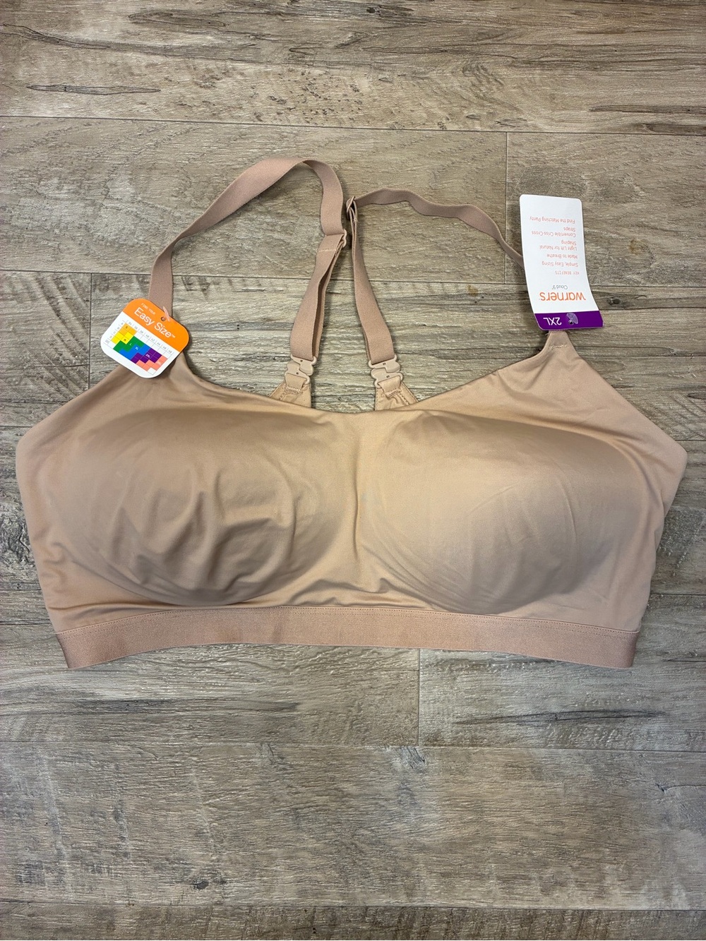 Warners Cloud 9 Wirefree Bra Tan